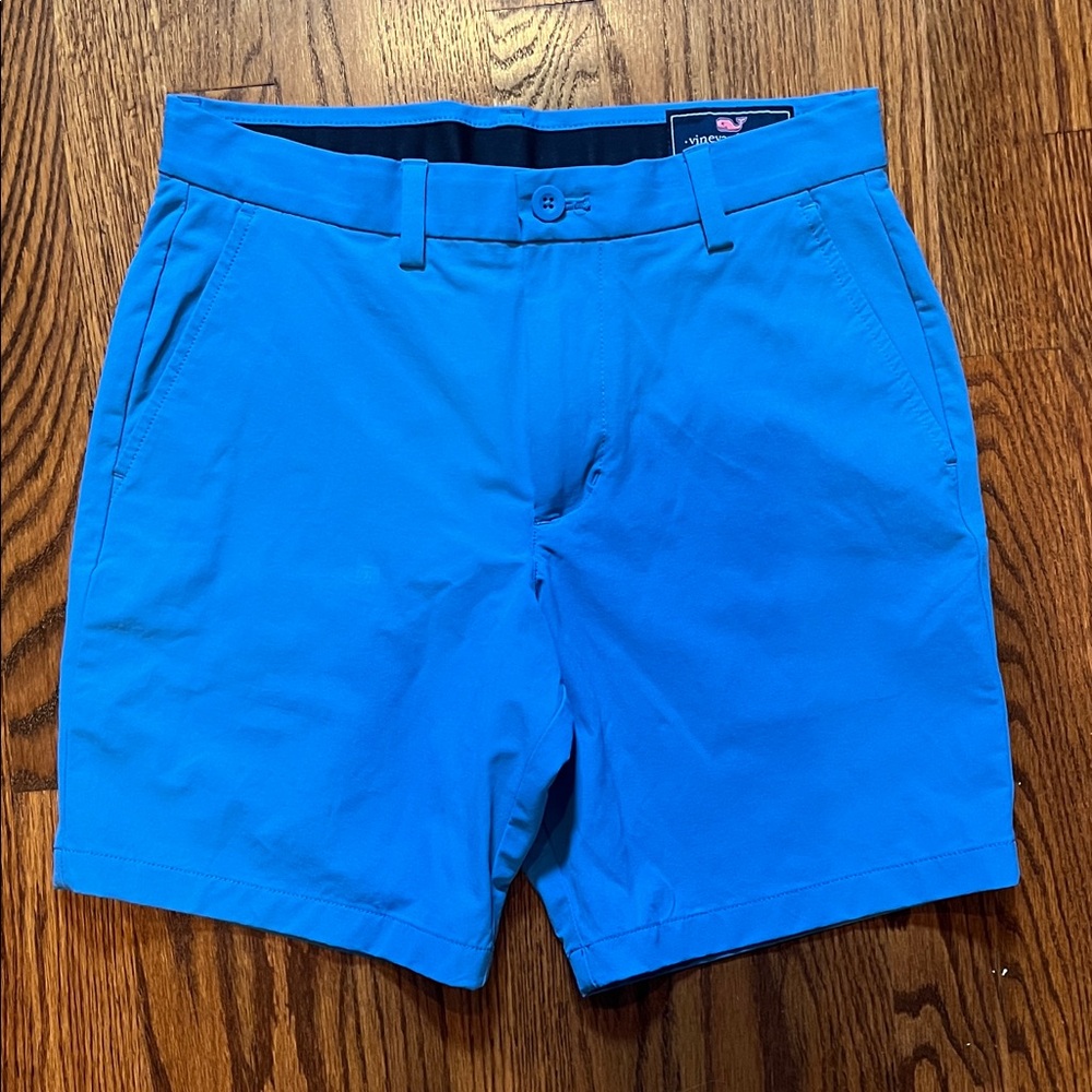 Vineyard Vines Men's Vibrant Blue Flat Front Shorts